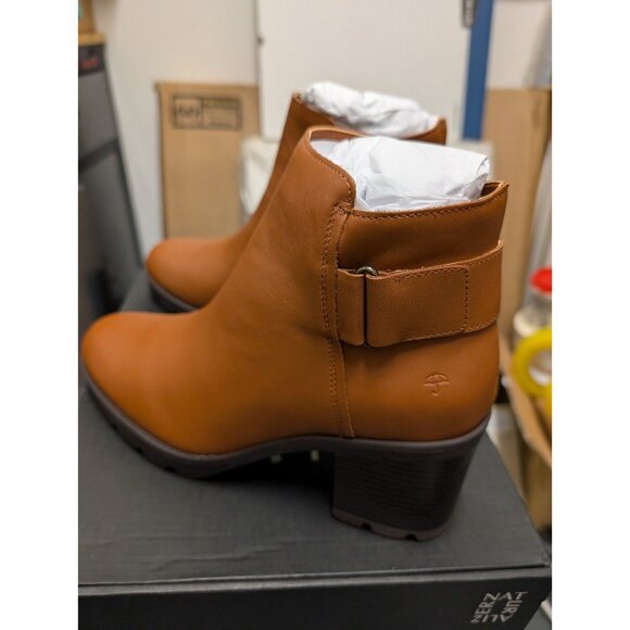 Naturalizer Womens Veeda Water Resistant Boot Cider Brown Leather size 9.5 - Picture 5 of 10